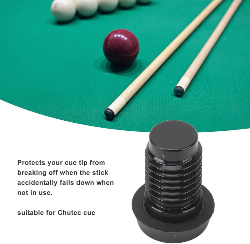 EVTSCAN Cuetec Cue Bottom Cover, Rubber and Aluminum Bumper, Lightweight and Portable, Cue Protection for Billiard Enthusiasts - Image 3